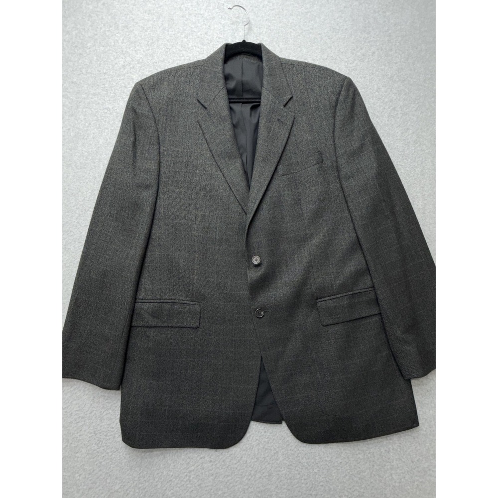 Lauren Ralph Lauren Blazer Sport Coat Mens 44 Long Gray Herringbone Wool Canada